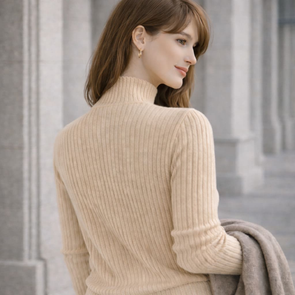 Lune Mock-Neck Jumper