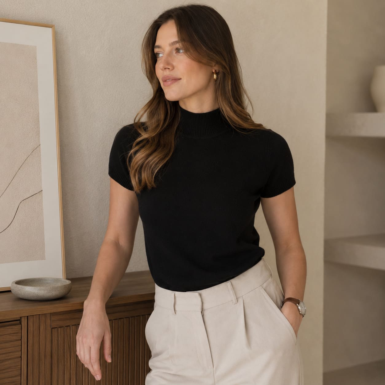 Maelin Half-Neck Top