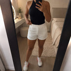 Orlena High-Waist Shorts